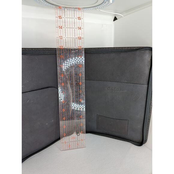 Carlos Falchi Alligator/Crocodile Leather Notebook Zip Paper Cover Organizer - Picture 7 of 7